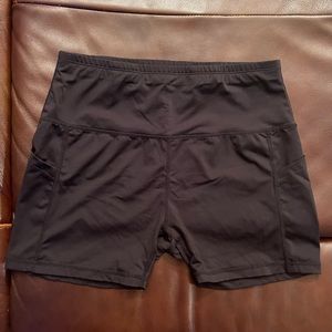 Size xl black bike shorts